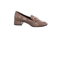 braune Leder Pumps von Tamaris