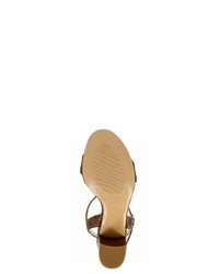 braune Leder Sandaletten von Evita