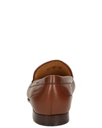 braune Leder Slipper von Sioux