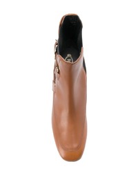 braune Leder Stiefeletten von Tod's