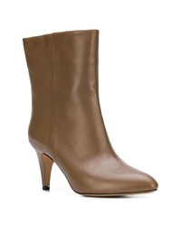 braune Leder Stiefeletten von Isabel Marant