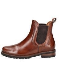 braune Leder Stiefeletten von Everybody