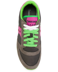 braune Leder Turnschuhe von Saucony