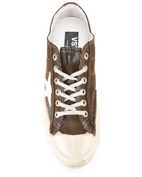 braune Leder Turnschuhe von Golden Goose Deluxe Brand