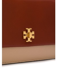 braune Leder Umhängetasche von Tory Burch