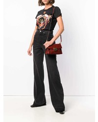 braune Leder Umhängetasche von Givenchy