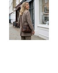 braune Leder Umhängetasche von SID & VAIN