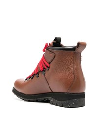 braune Lederarbeitsstiefel von Rossignol