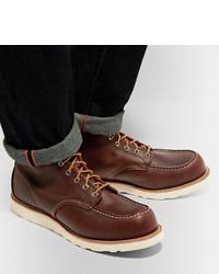 braune Lederarbeitsstiefel von Red Wing Shoes