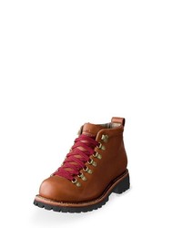 braune Lederarbeitsstiefel von Eddie Bauer