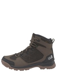 braune Lederarbeitsstiefel von Jack Wolfskin