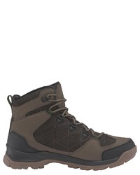 braune Lederarbeitsstiefel von Jack Wolfskin