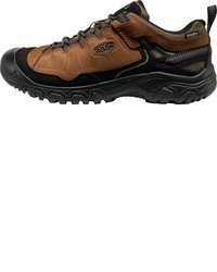 braune Lederarbeitsstiefel von Keen
