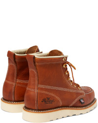 braune Lederarbeitsstiefel von Thorogood