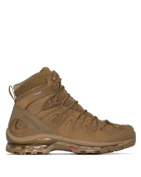 braune Lederarbeitsstiefel von Salomon S/Lab