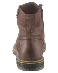 braune Lederfreizeitstiefel von BRUNO BANANI