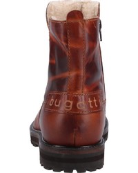 braune Lederfreizeitstiefel von Bugatti