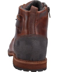 braune Lederfreizeitstiefel von Bullboxer