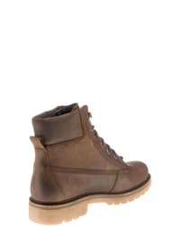 braune Lederfreizeitstiefel von camel active