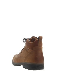 braune Lederfreizeitstiefel von camel active