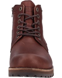 braune Lederfreizeitstiefel von camel active