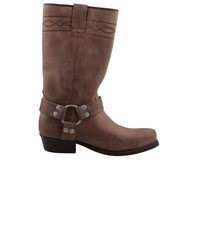 braune Lederfreizeitstiefel von Dockers by Gerli