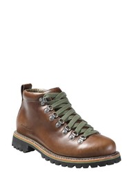 braune Lederfreizeitstiefel von Eddie Bauer