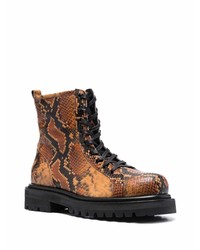 braune Lederfreizeitstiefel von Just Cavalli