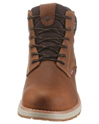 braune Lederfreizeitstiefel von Levi's