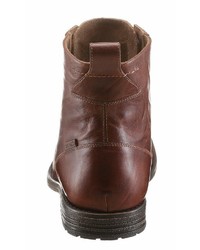 braune Lederfreizeitstiefel von Levi's