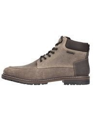 braune Lederfreizeitstiefel von Rieker