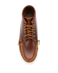 braune Lederfreizeitstiefel von Sebago