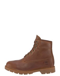 braune Lederfreizeitstiefel von Timberland