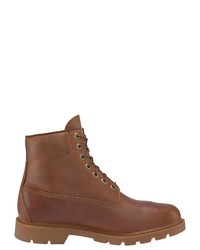 braune Lederfreizeitstiefel von Timberland