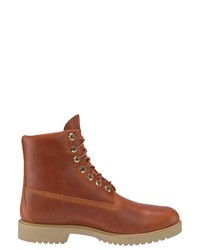 braune Lederfreizeitstiefel von Timberland