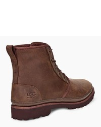 braune Lederfreizeitstiefel von UGG