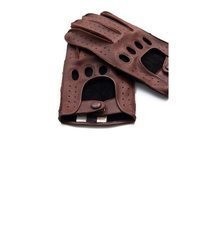 braune Lederhandschuhe von Hand Gewand by Weikert