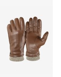 braune Lederhandschuhe von PEARLWOOD