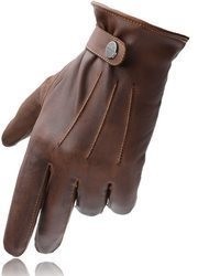 braune Lederhandschuhe von PEARLWOOD