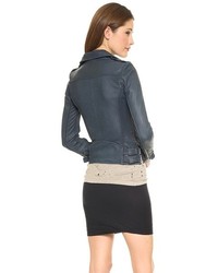 braune Lederjacke von IRO