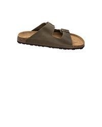 braune Ledersandalen von Fischer-Markenschuh