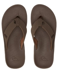 braune Ledersandalen von Quiksilver