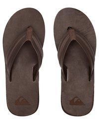 braune Ledersandalen von Quiksilver