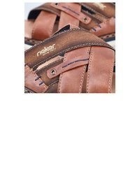 braune Ledersandalen von Rieker