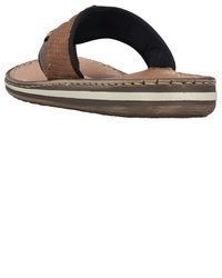 braune Ledersandalen von Rieker