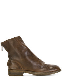 braune Lederstiefel von Guidi