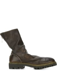 braune Lederstiefel von Guidi