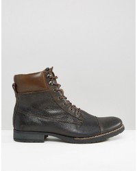 braune Lederstiefel von Bellfield