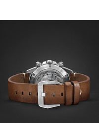 braune Lederuhr von Bell & Ross