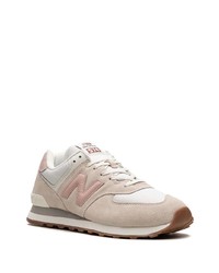 braune niedrige Sneakers von New Balance